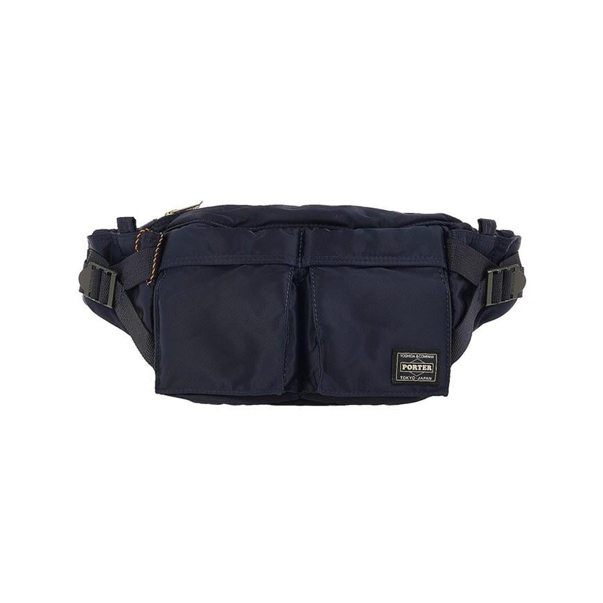 PORTER Unisex Tanker Waist Bag Hip Pack Black Nylon