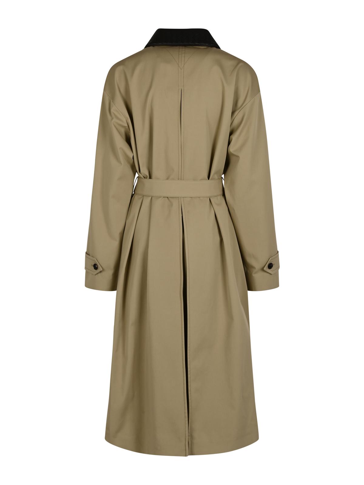 Bottega Veneta Beige Cotton Blend Trench Coat