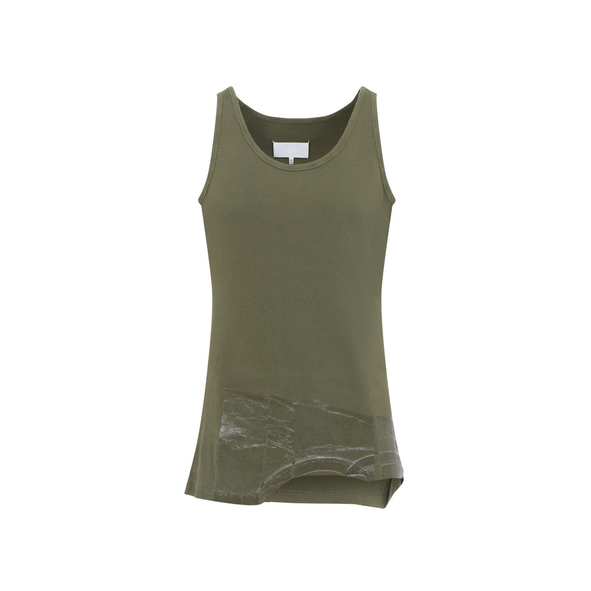 Maison Margiela Sleeveless Cotton T-Shirt Black Men’s