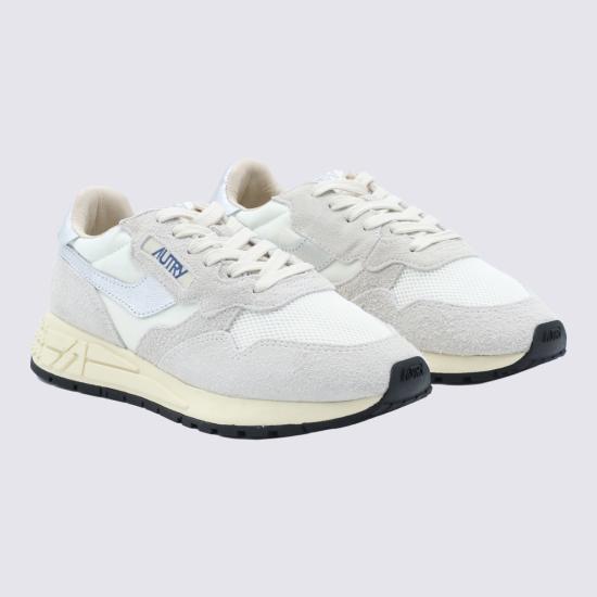 AUTRY Rewind Sneakers Sand White Silver Women’s Sneakers