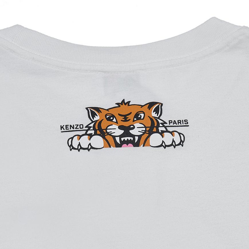 KENZO Happy Tiger Graphic T-Shirt for Men FF55TS5334SG 02