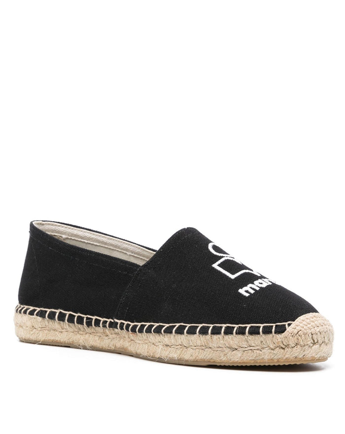 Isabel Marant Logo Espadrille Loafers EP0001FA A1C71S 01BK