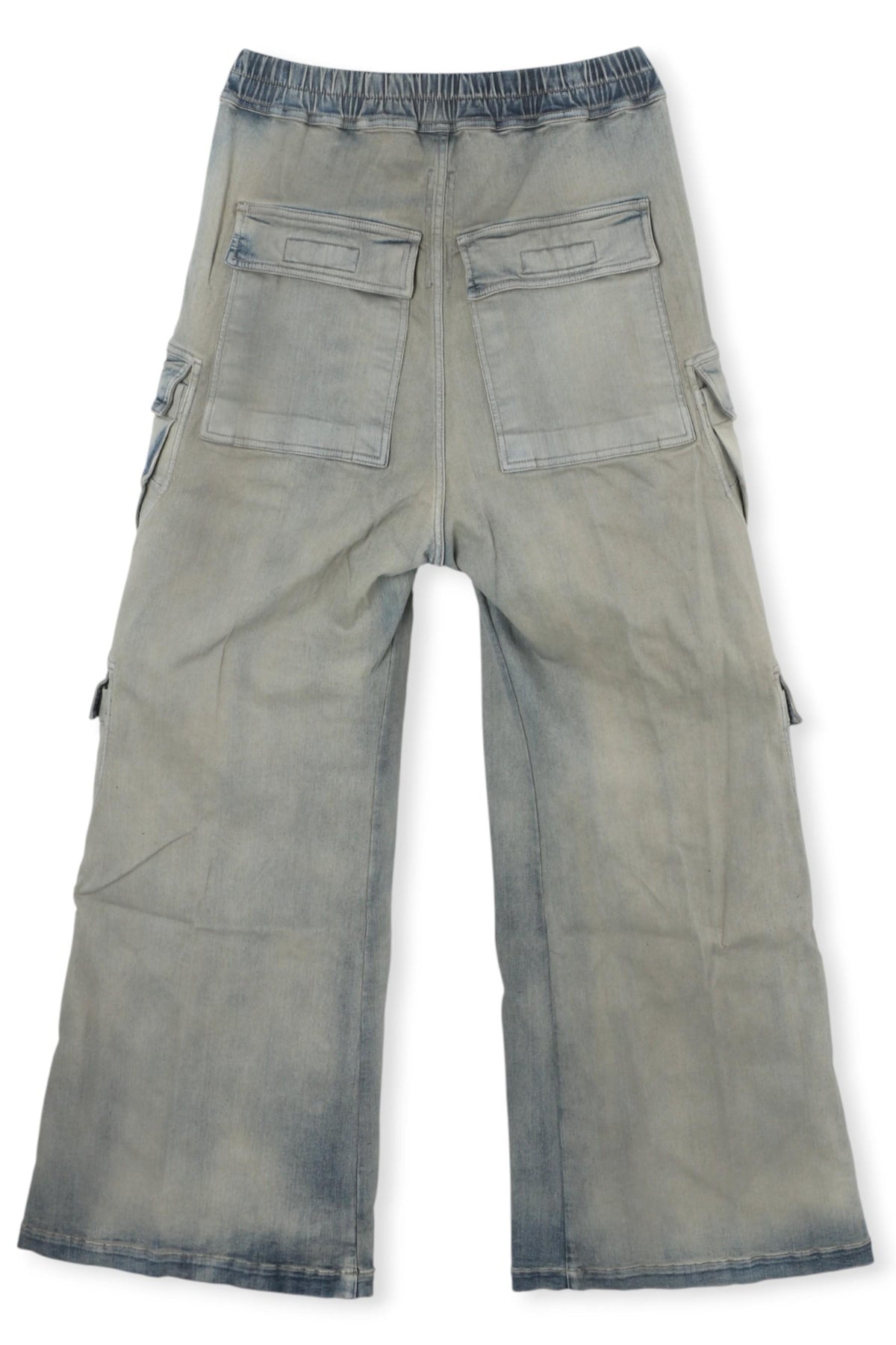 Rick Owens DRKSHDW Double Cargo Jumbo Belas Sky Stretch Denim P DU02D2398 SKY 46