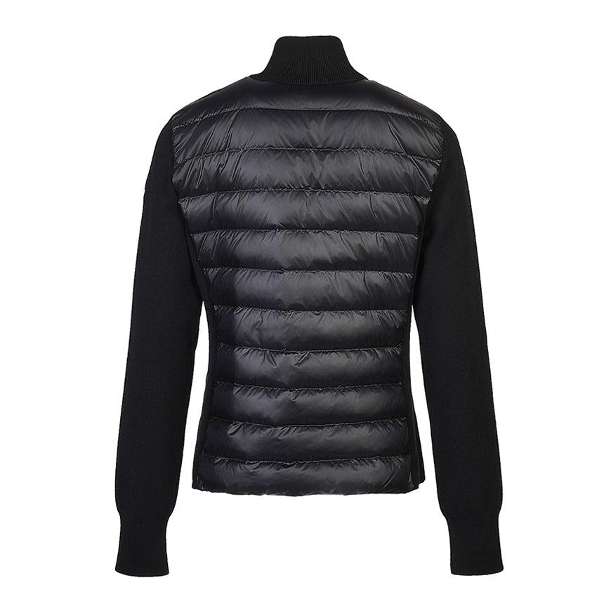 Moncler Women’s Wool Down Zip-Up Cardigan Jacket Black