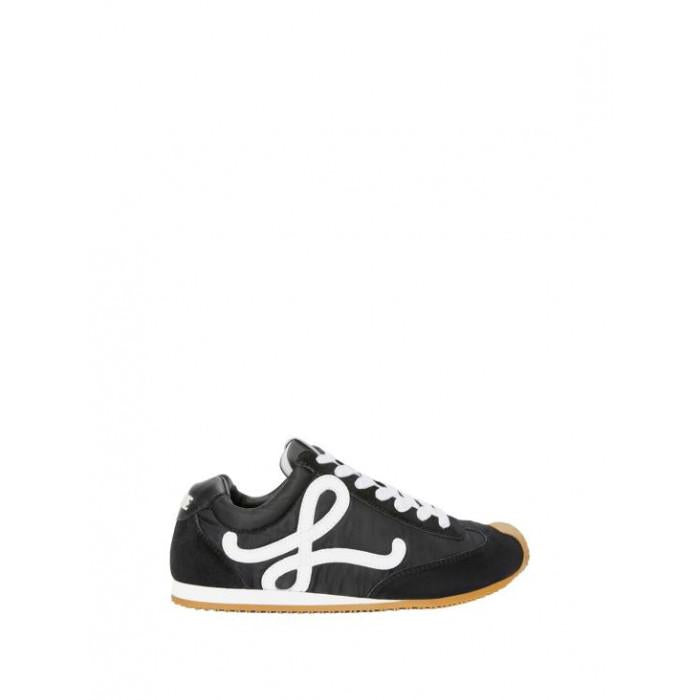 LOEWE Women's Ballet Runner Nylon Calfskin Low-Top Sneakers LBR2282X36 1102