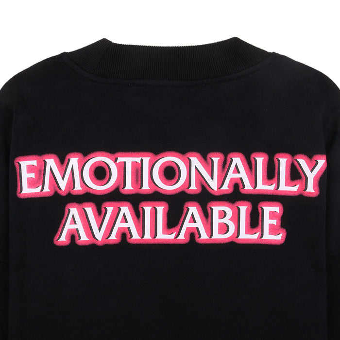 OFF WHITE Pink Lettering Crewneck Sweatshirt Mens