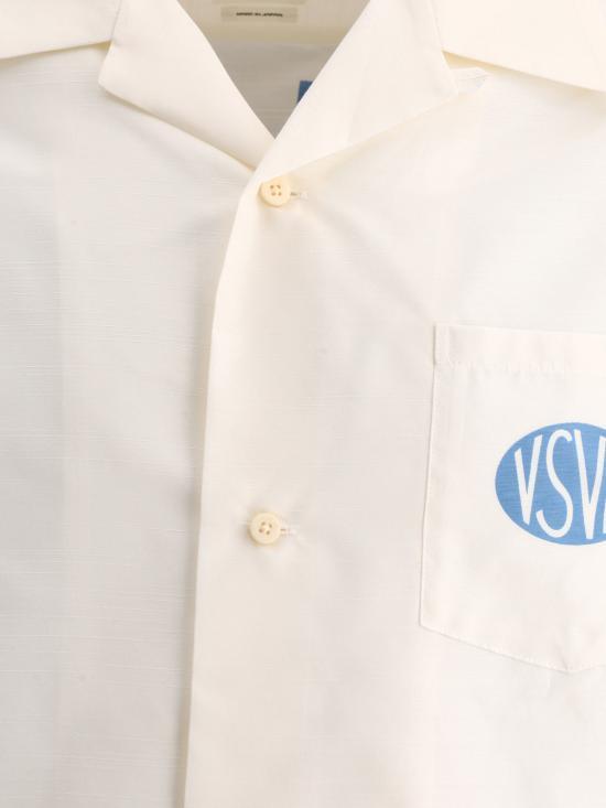 Visvim Short Sleeve Shirt for Men 0124105011009 WHITE DOM