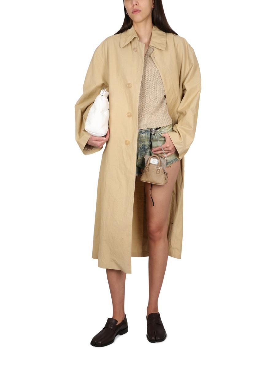 Maison Margiela Beige Cotton Trench Coat