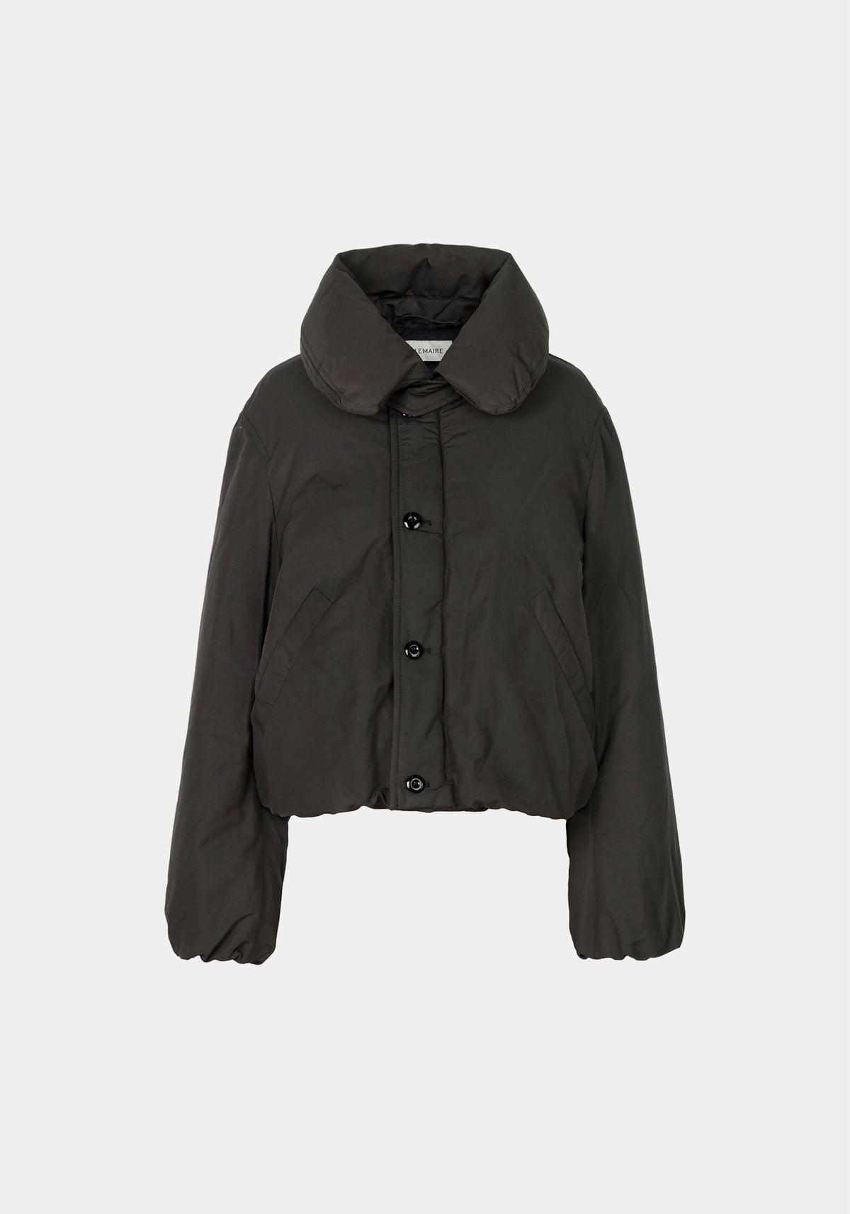 Lemaire Dark Espresso Duck Down Puffer Blouson Short Jacket OW1151 LF1019 507