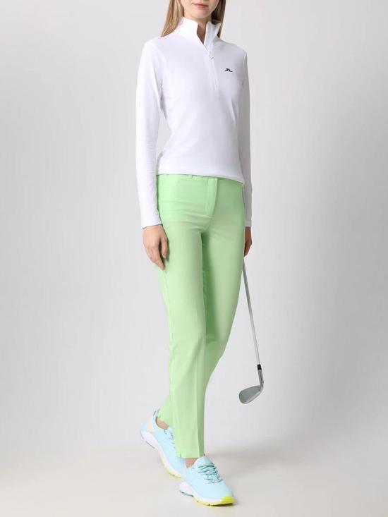 J LINDEBERG Straight Classic Pants for Women GWPA09300M073 PARADISE GREEN DOM