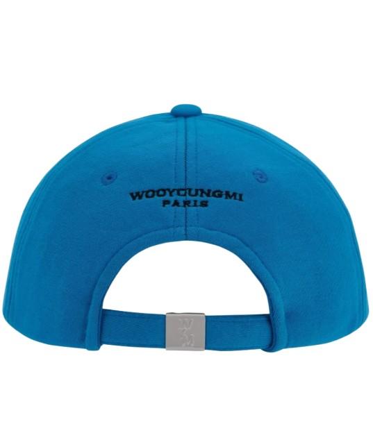 WOOYOUNGMI Logo Cotton Baseball Cap Unisex Black