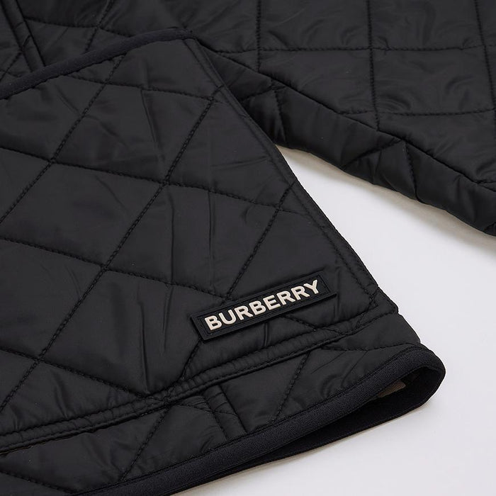 BURBERRY Women’s Dalry Diamond Quilted Jacket Black