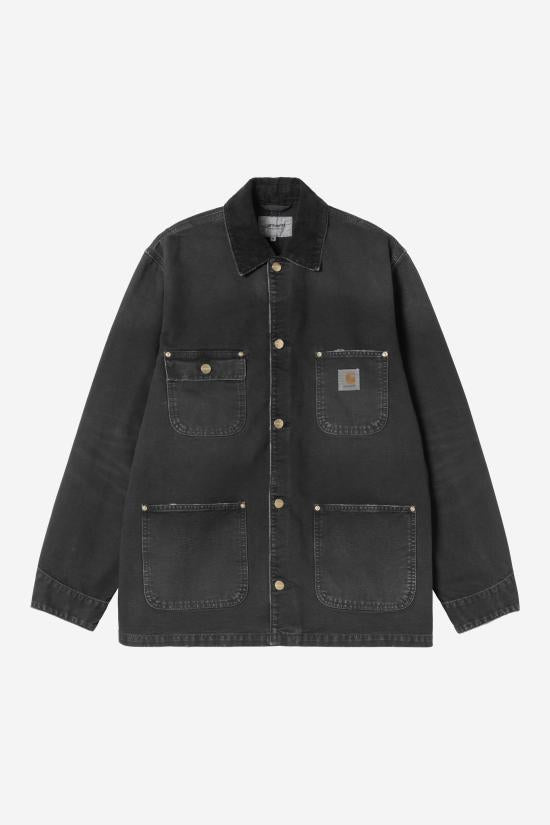 CARHARTT WIP Men’s Jacket I035281 00E17 BLACK DESTROY WASH DOM