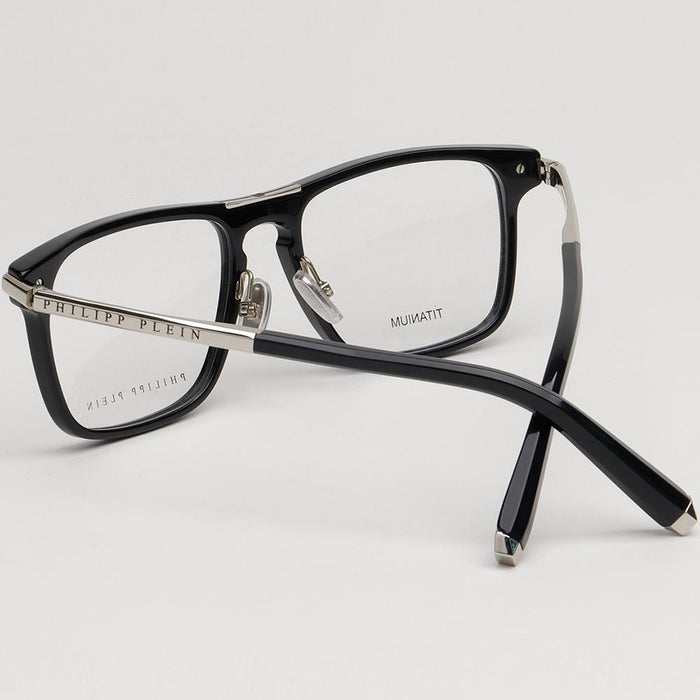 Philipp Plein Titanium Lightweight Horn-Rim Daily Eyeglass Frames VPP019 0700