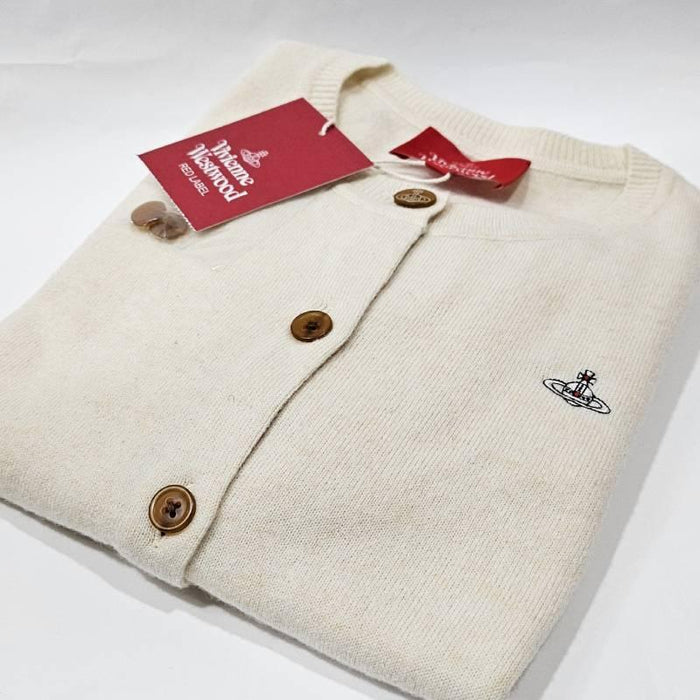 Vivienne Westwood Wool Basic Crewneck Cardigan