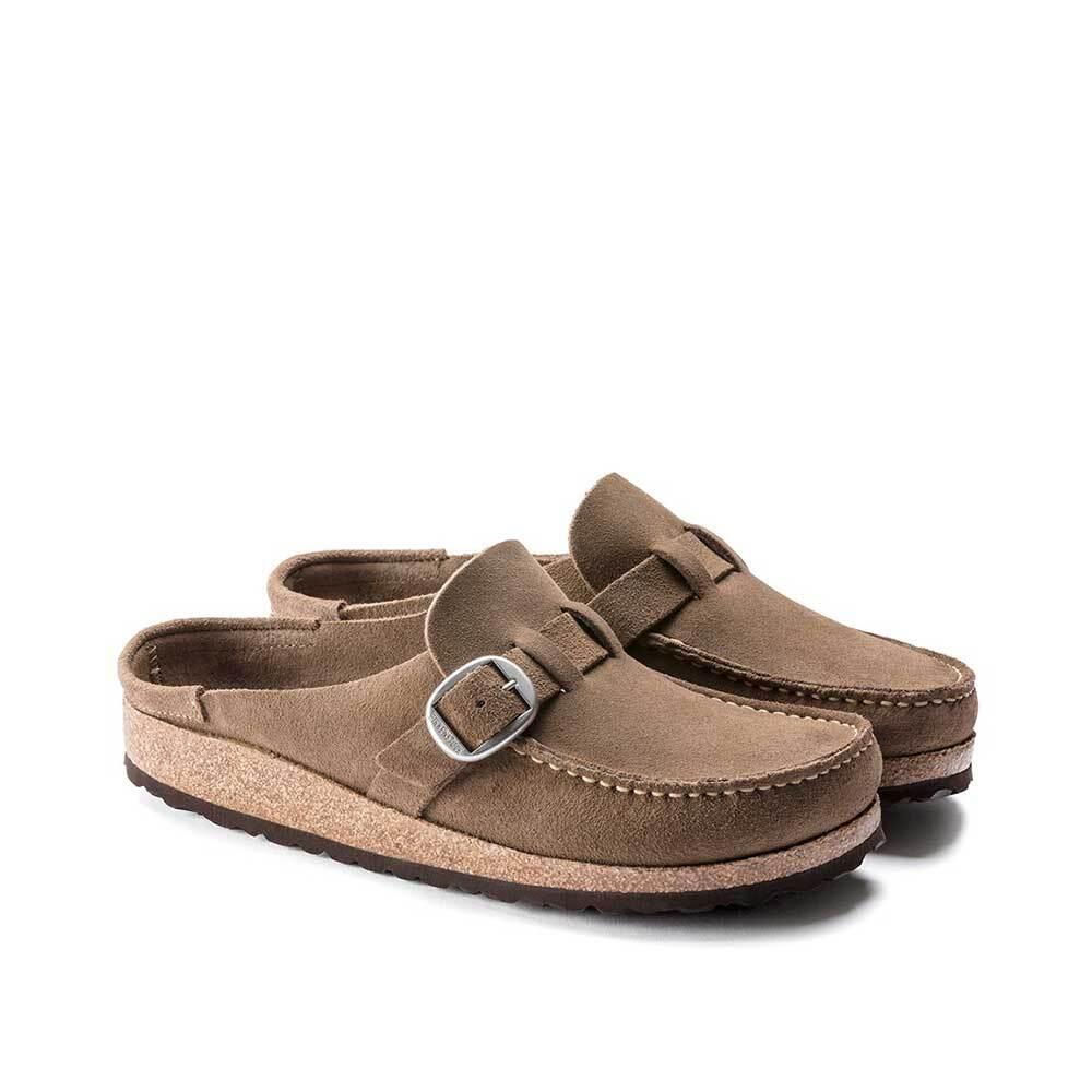 Birkenstock Buckley Suede Mule Slippers Women’s Brown