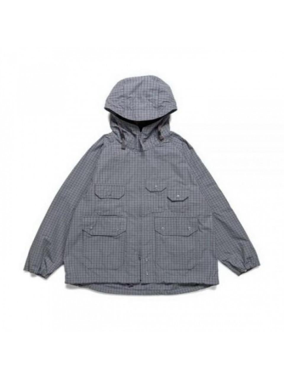 Engineered Garments Grey PC Gunclub Check Atlantic Parka Ja 24S1D010 OR207 SL004