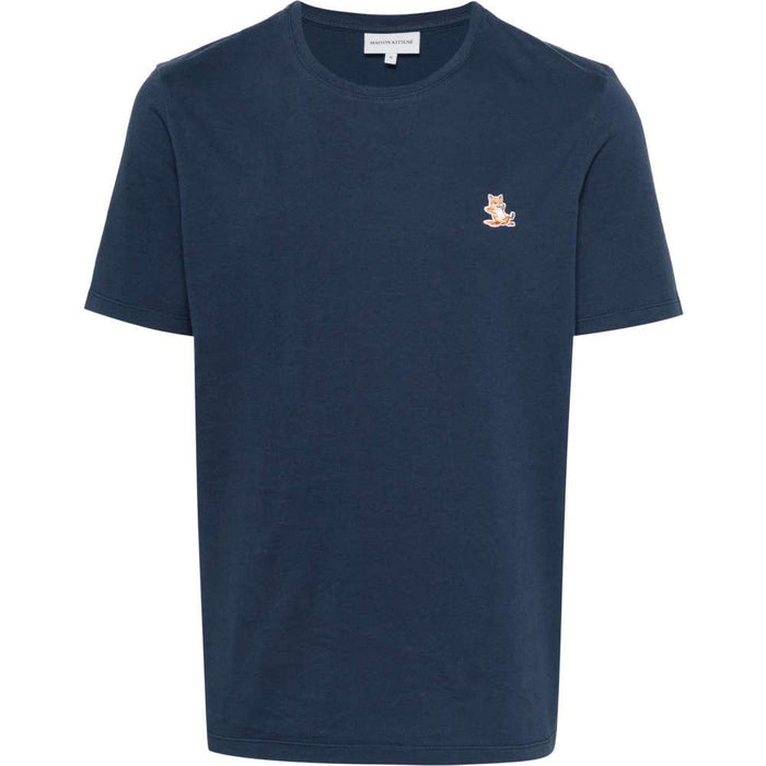 Maison Kitsune Chillax Navy Short Sleeve T-Shirt