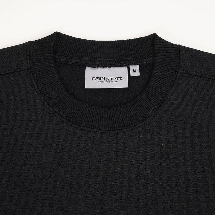 CARHARTT WIP Men’s Logo Sweatshirt Pullover Crewneck Navy Cotton