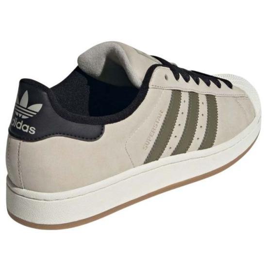 Adidas White Leather Low-Top Sneakers for Men