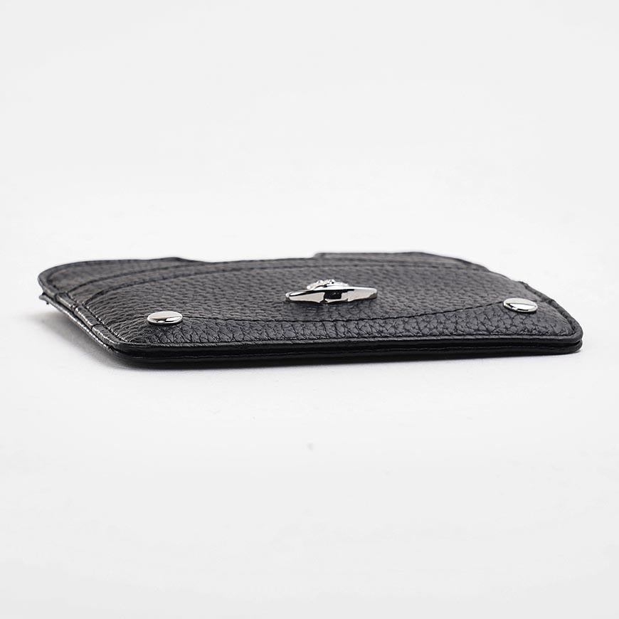Vivienne Westwood Women’s Grain Leather Half Moon Card Holder Black