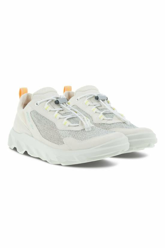 ecco Leather Low-Top Sneakers for Men 82026360330 WHITE CONCRETE DOM