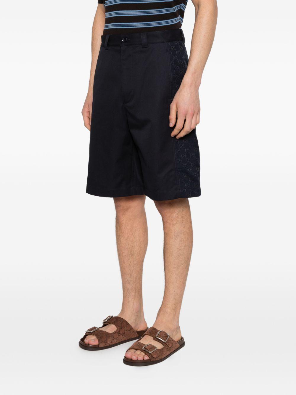 GUCCI Green Cotton Drawstring Shorts