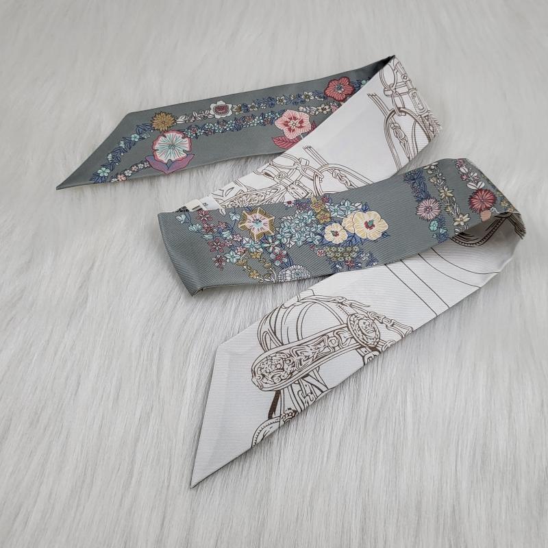 HERMES Brides de Gala en Fleurs Silk Scarf Women H064220S 10