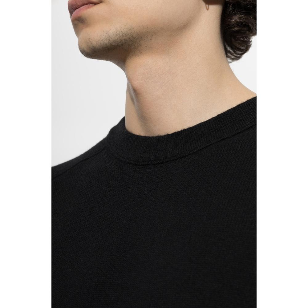 CP Company Lambswool Crewneck Sweater Men Black