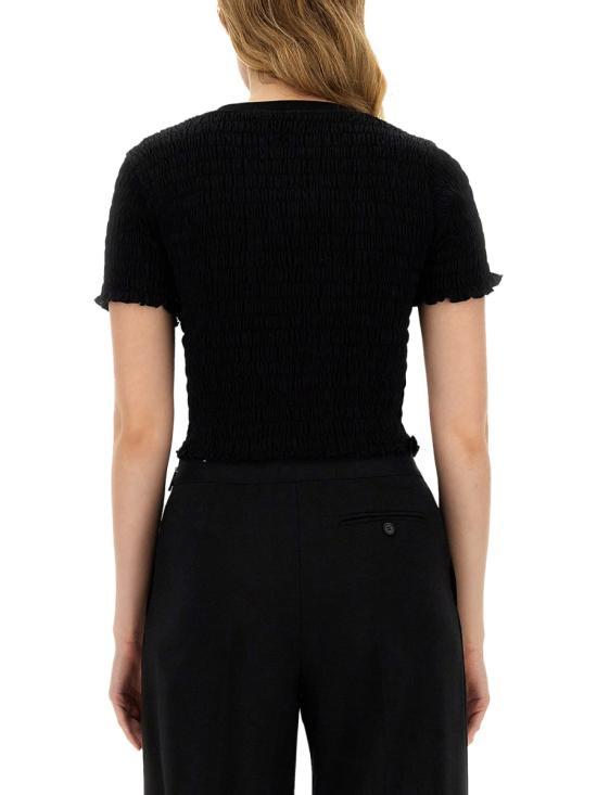 MSGM Black Short Sleeve T-Shirt 3641 MDM 10524700299