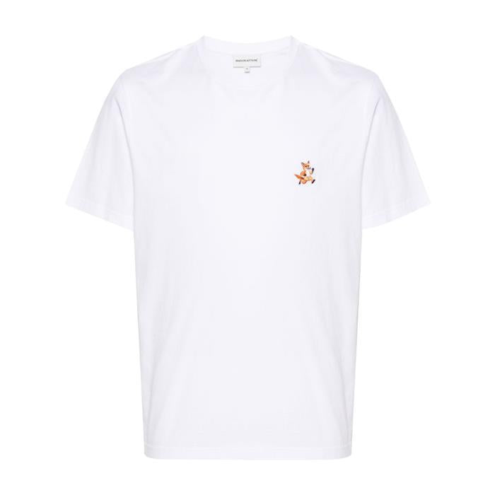 Maison Kitsune Speedy Fox Patch Comfort Short Sleeve T-Shirt