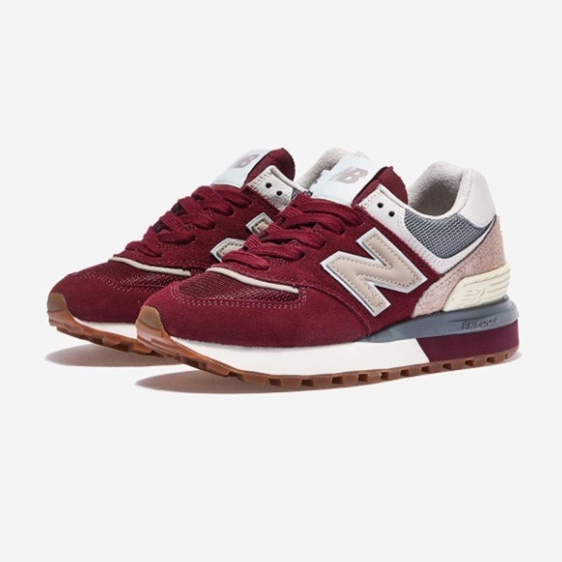 New Balance Burgundy 574 Legacy Low-Top Sneakers Unisex