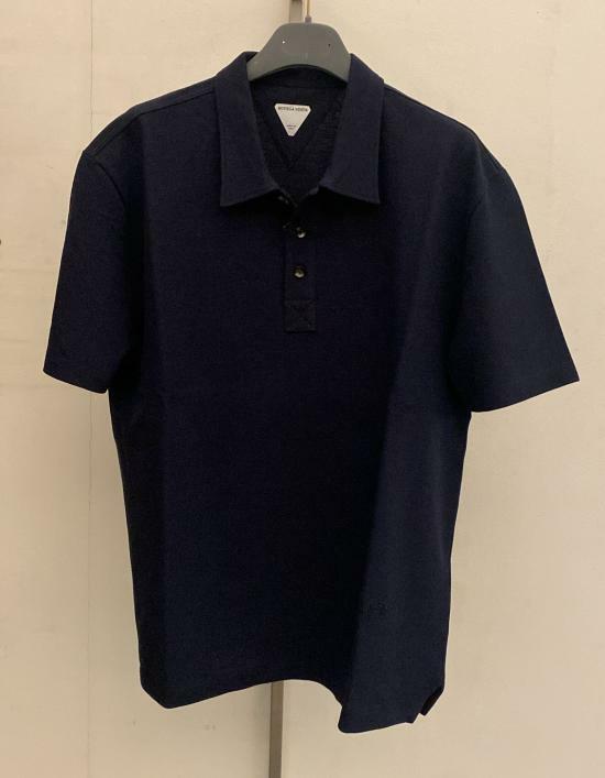 Bottega Veneta New Cotton Pique Short Sleeve Polo Shirt