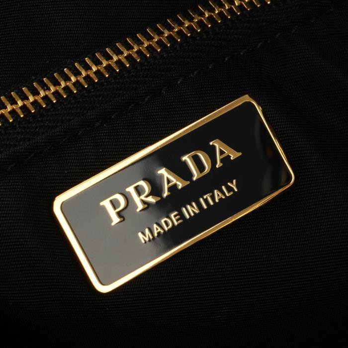 PRADA Re-Nylon Padded Tote Bag Black