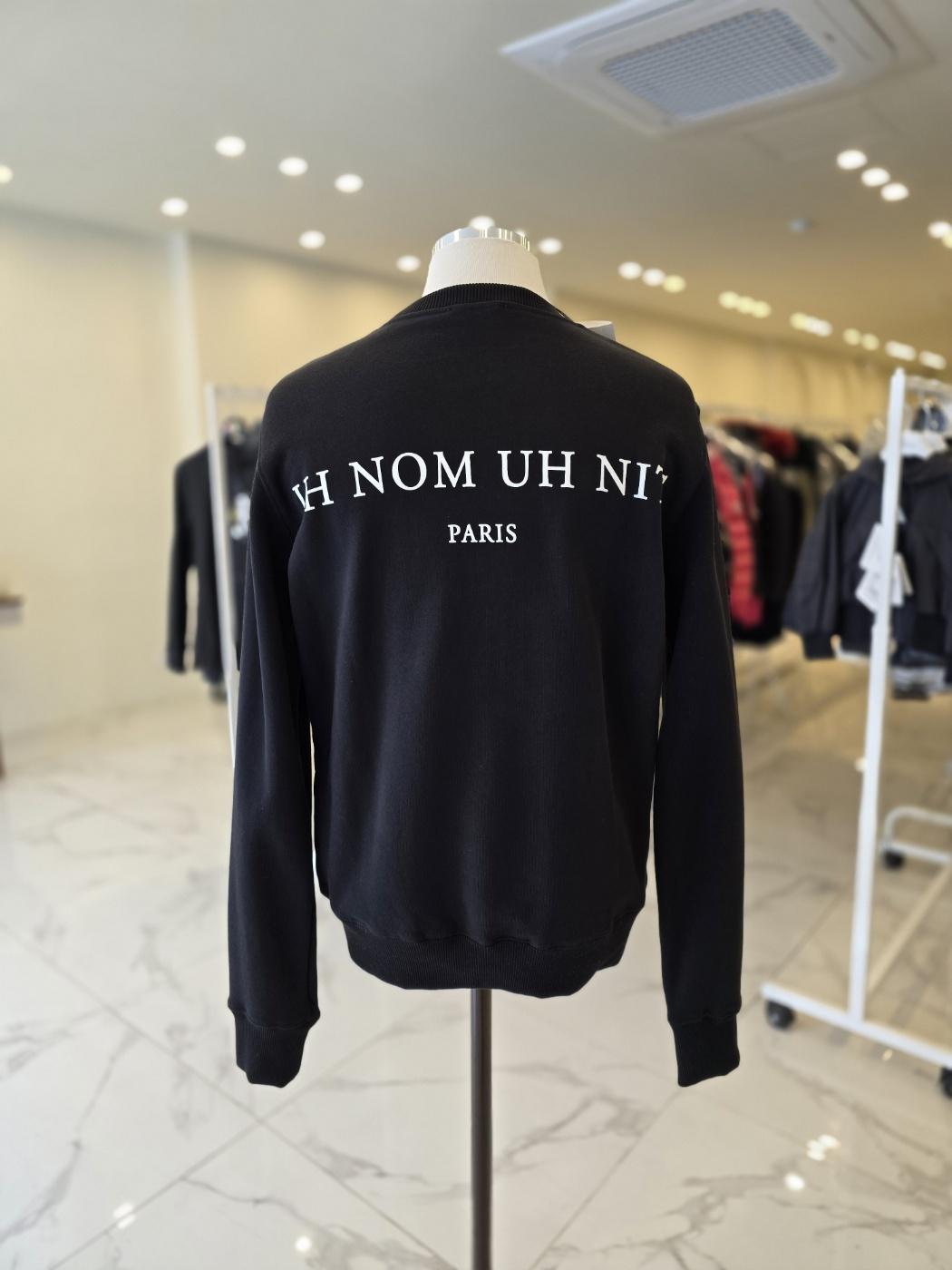 IH NOM UH NIT Black Admeto Crewneck Sweatshirt Men NUW18226 009