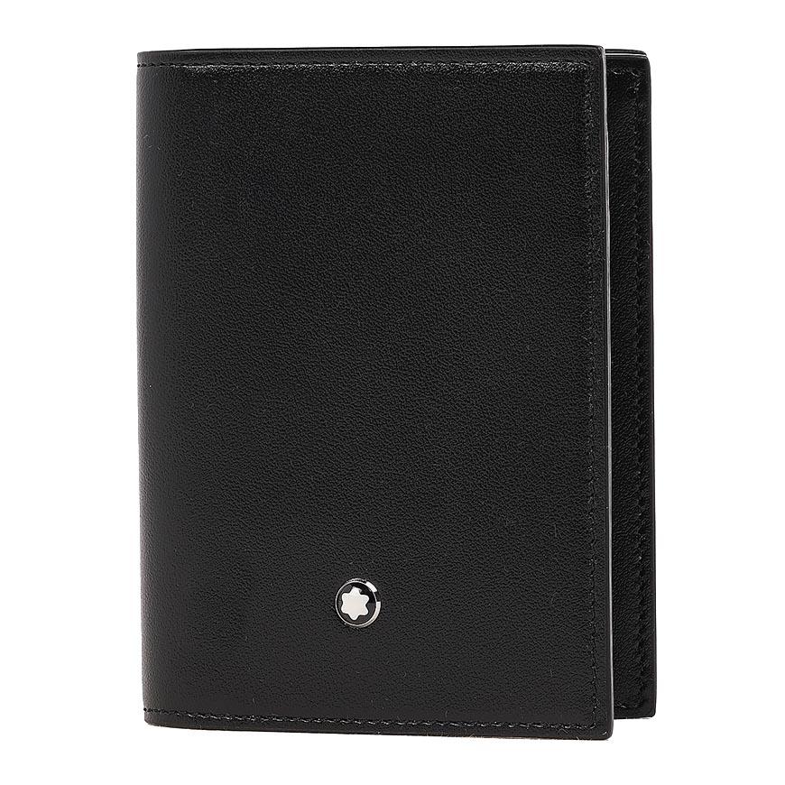 Montblanc Meisterstuck Black Leather Card Holder for Men