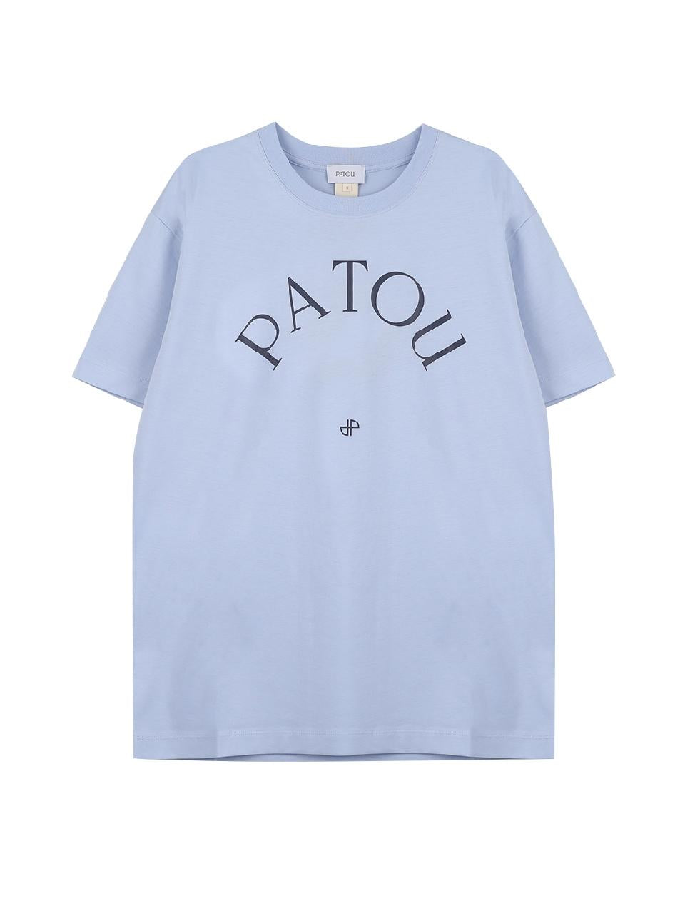 PATOU Logo Print Organic Cotton T-Shirt JE1369999 637B