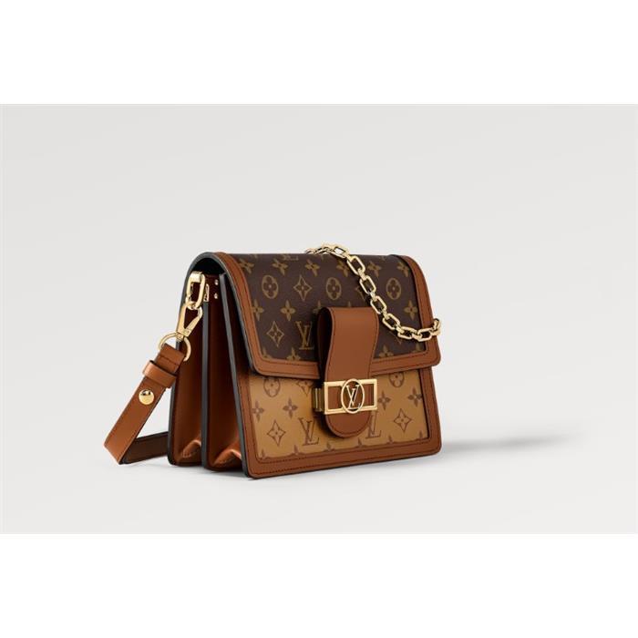 Louis Vuitton Dauphine MM Monogram Canvas Shoulder Bag M45958