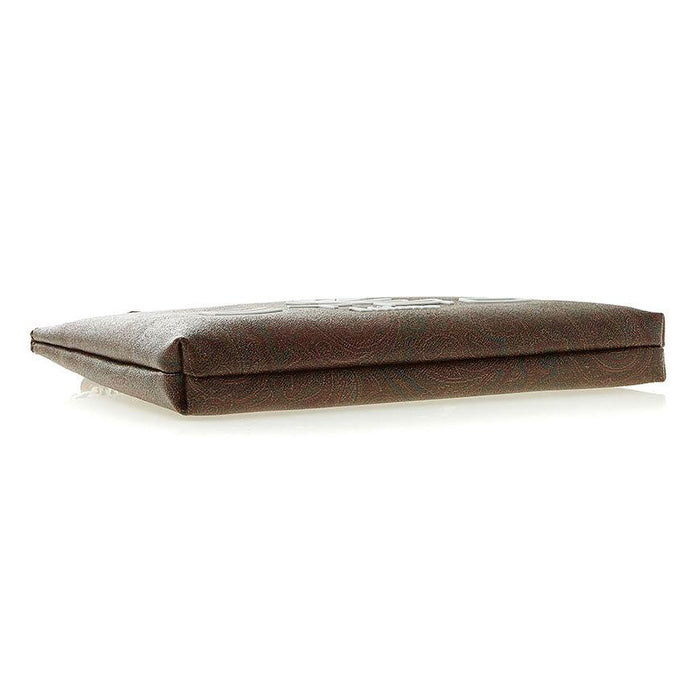 Etro Paisley Leather Clutch Bag for Women