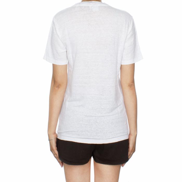 Isabel Marant Zewel Logo T-Shirt White Cotton