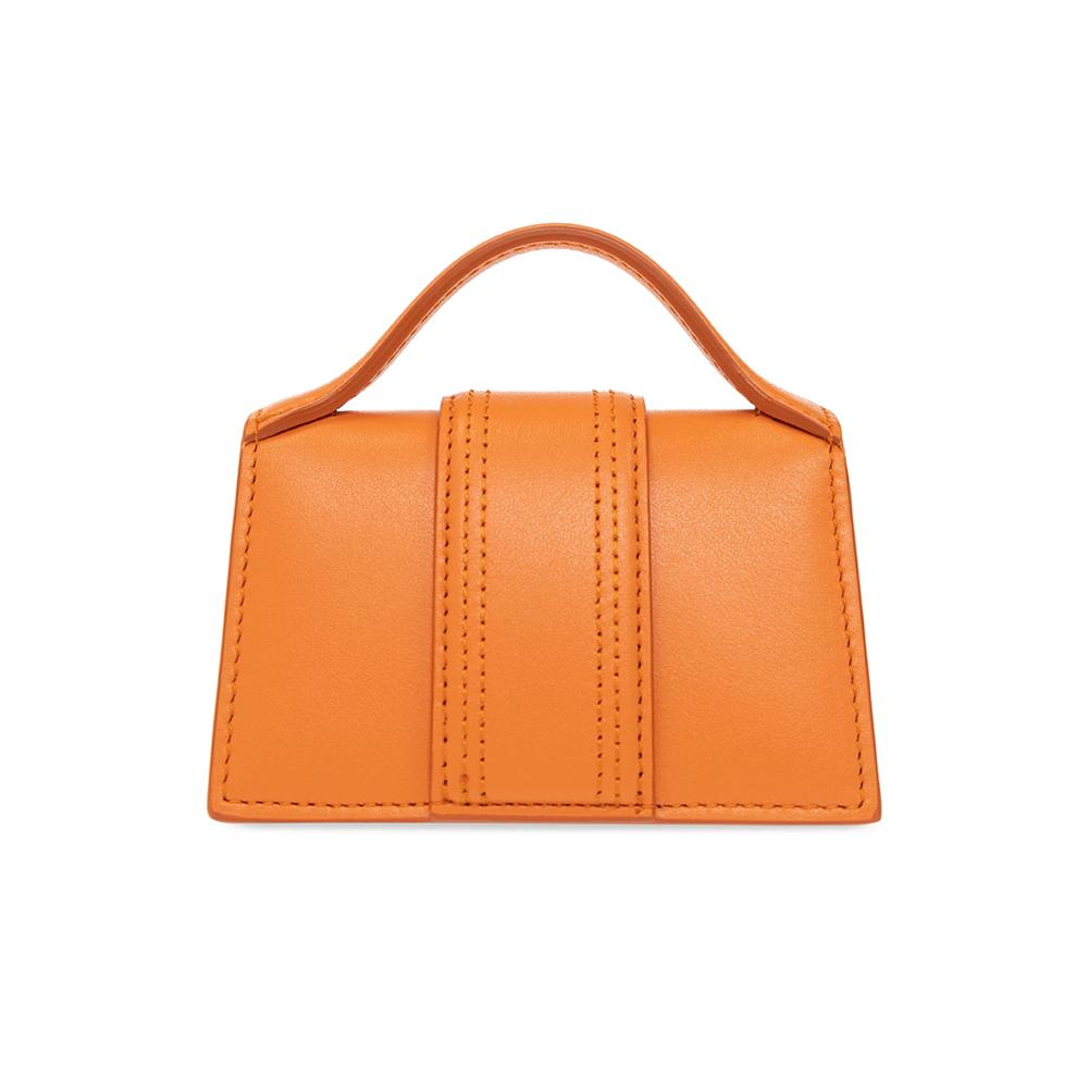 JACQUEMUS Le Petit Bambino Mini Crossbody Bag Yellow Leather
