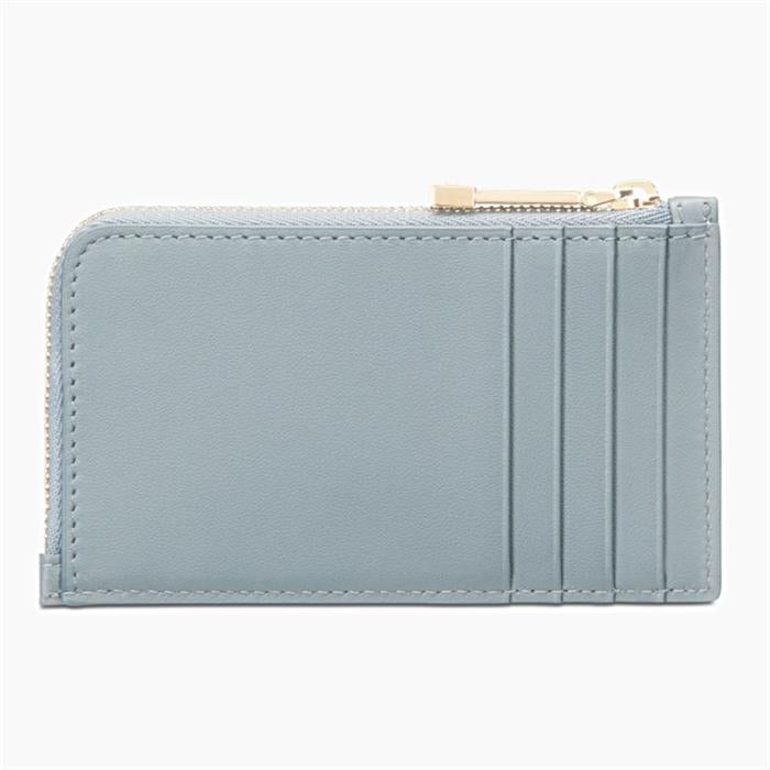 DIOR Lady Dior Cannage Lambskin Compact Card Holder Wallet Black