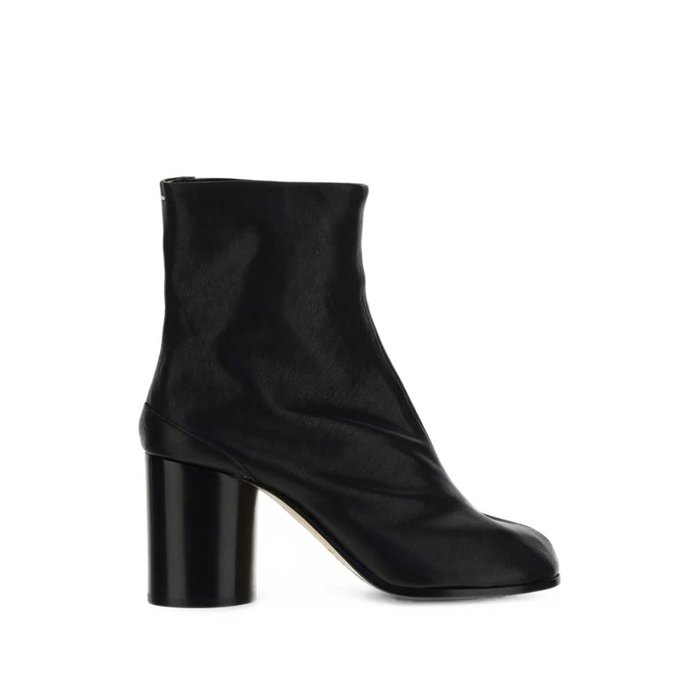Maison Margiela Black Leather Ankle Boots