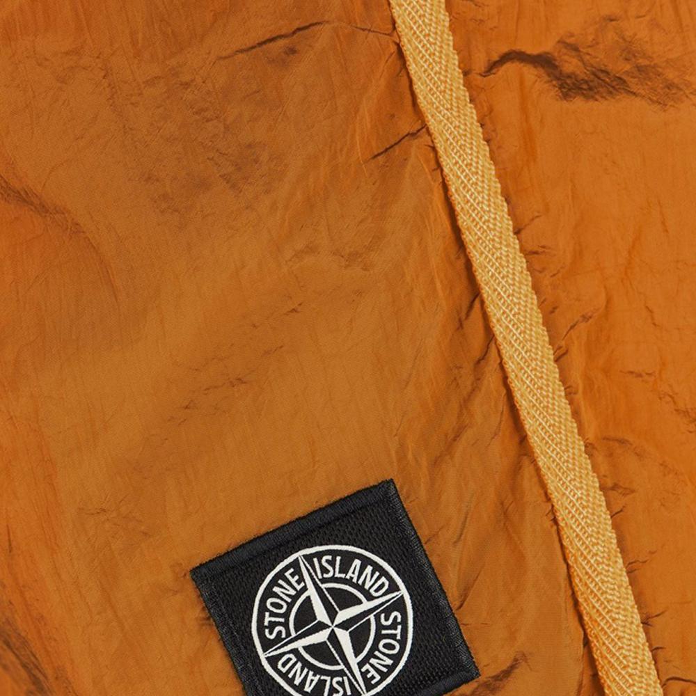 STONE ISLAND Dark Orange Logo Swim Shorts 7615B0643 V0032