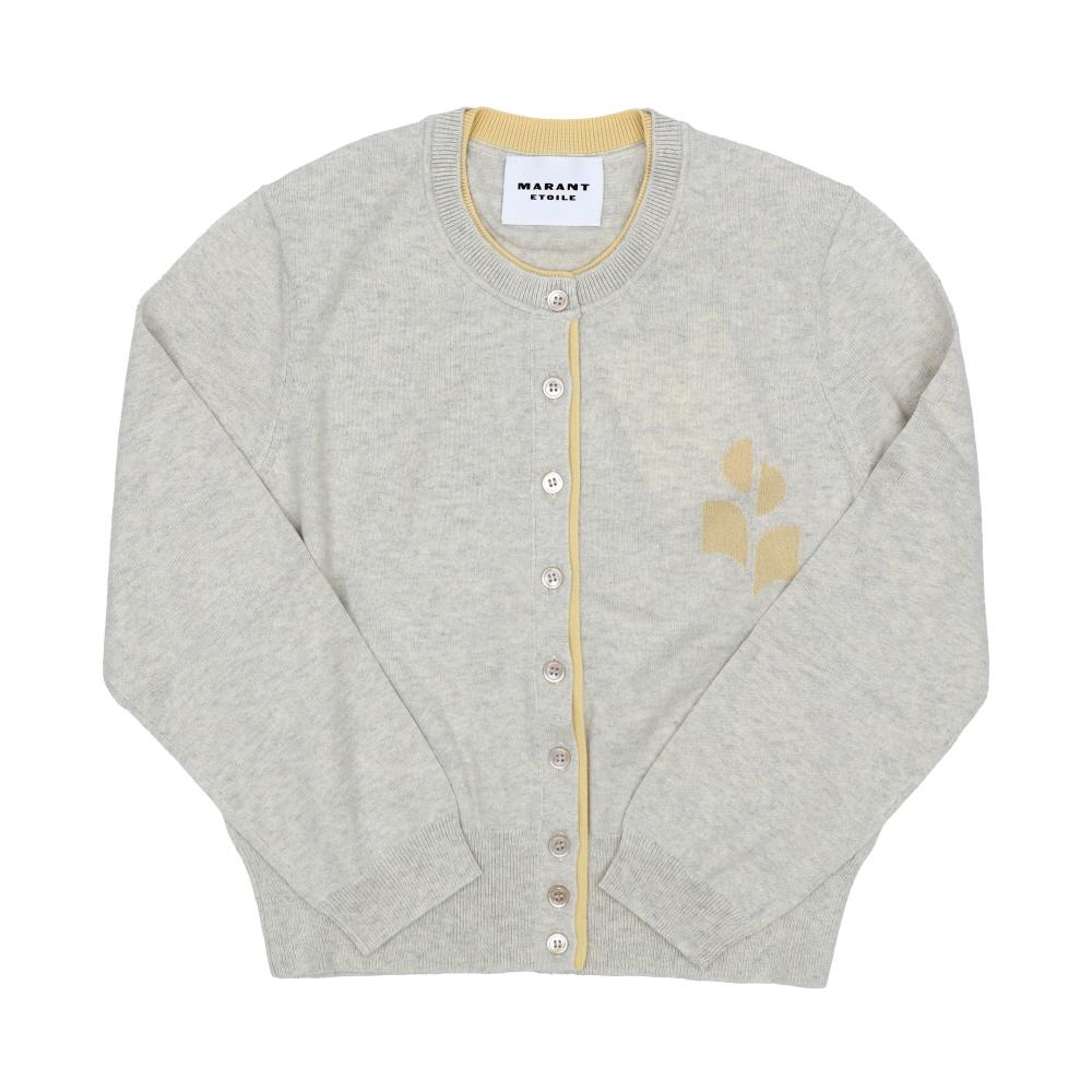 Isabel Marant Cotton Wool Logo Women’s Cardigan CA0163FA D1L16E LGLY