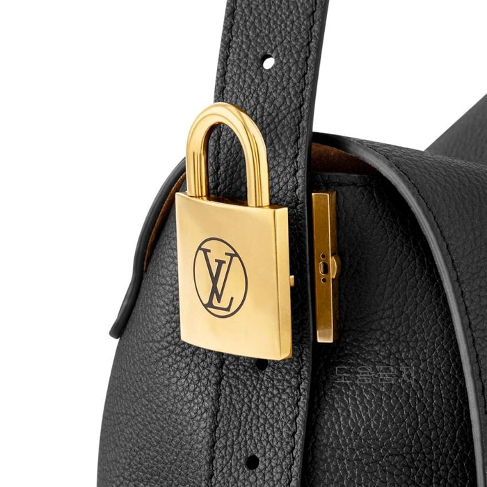 Louis Vuitton Cognac Leather Low Key Messenger Tote Bag Unisex