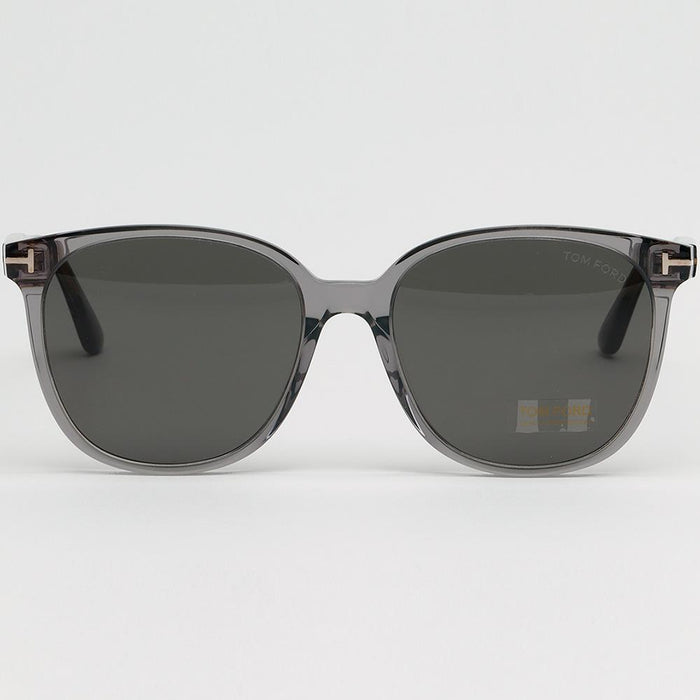TOM FORD Transparent Acetate Square Asian Fit Sunglasses TF K 20A