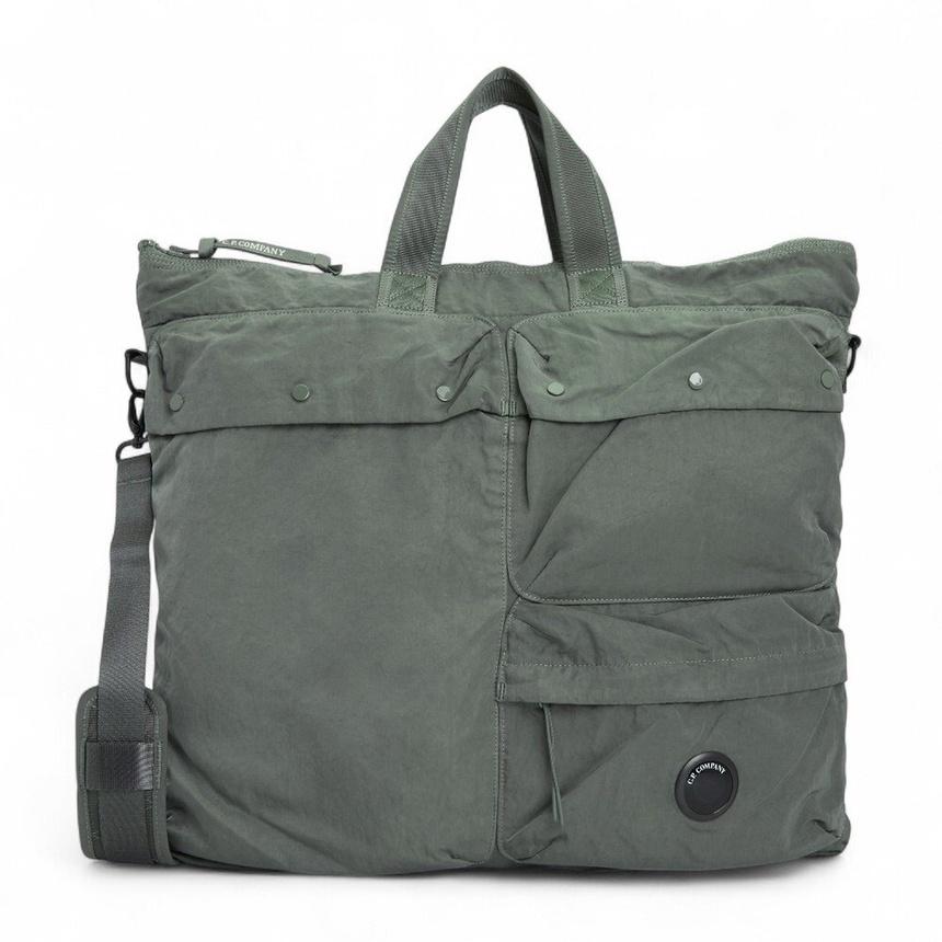 CP Company Unisex Nylon Tote Bag Gray