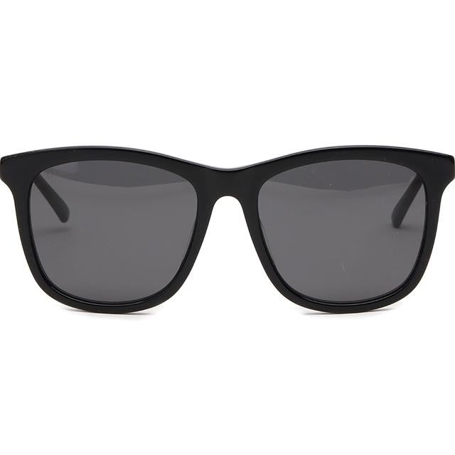 GUCCI Black Acetate Asian Fit Rectangle Sunglasses