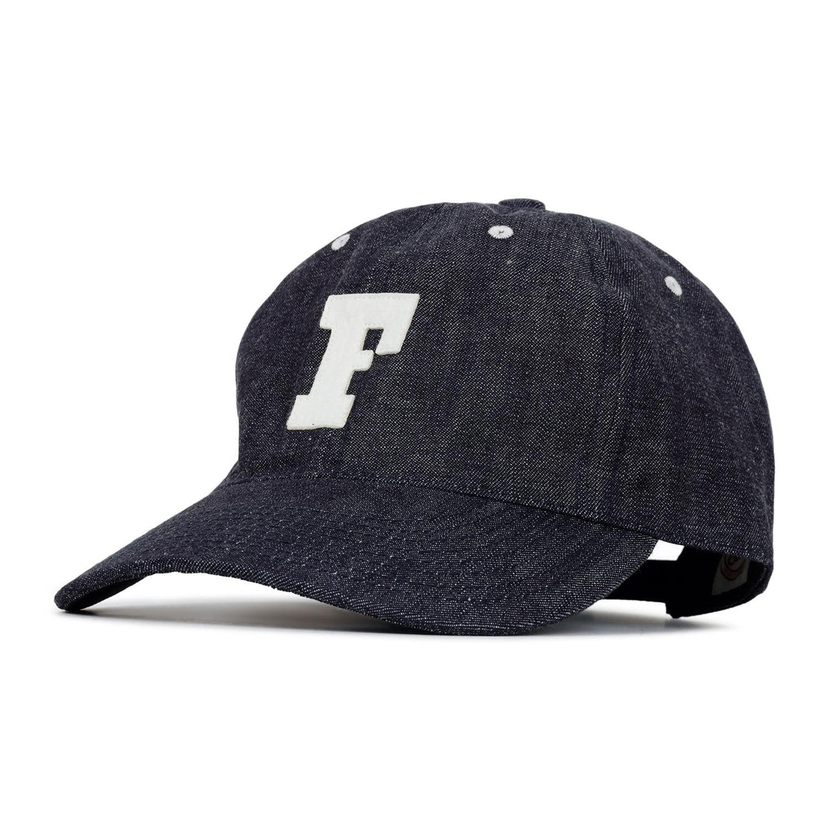FULLCOUNT Indigo Blue 6-Panel Denim Baseball Cap